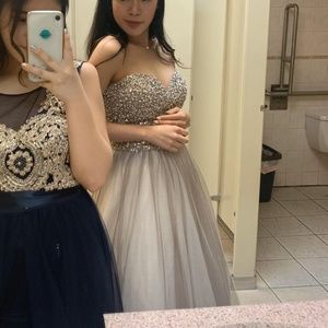 Aspeed beaded prom dress